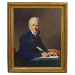 Porträt von Herrn Blaw Young Noble, handgemalt, Ende des 20. Jahrhunderts