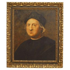 Hand-Painted Portrait of a Spanish Explorer, Renaissance Style