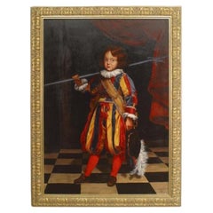 Young Rospigliosi Boy Portrait, Rococo Style, Late 20th Century