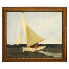 Sail Boat Seascape Painting