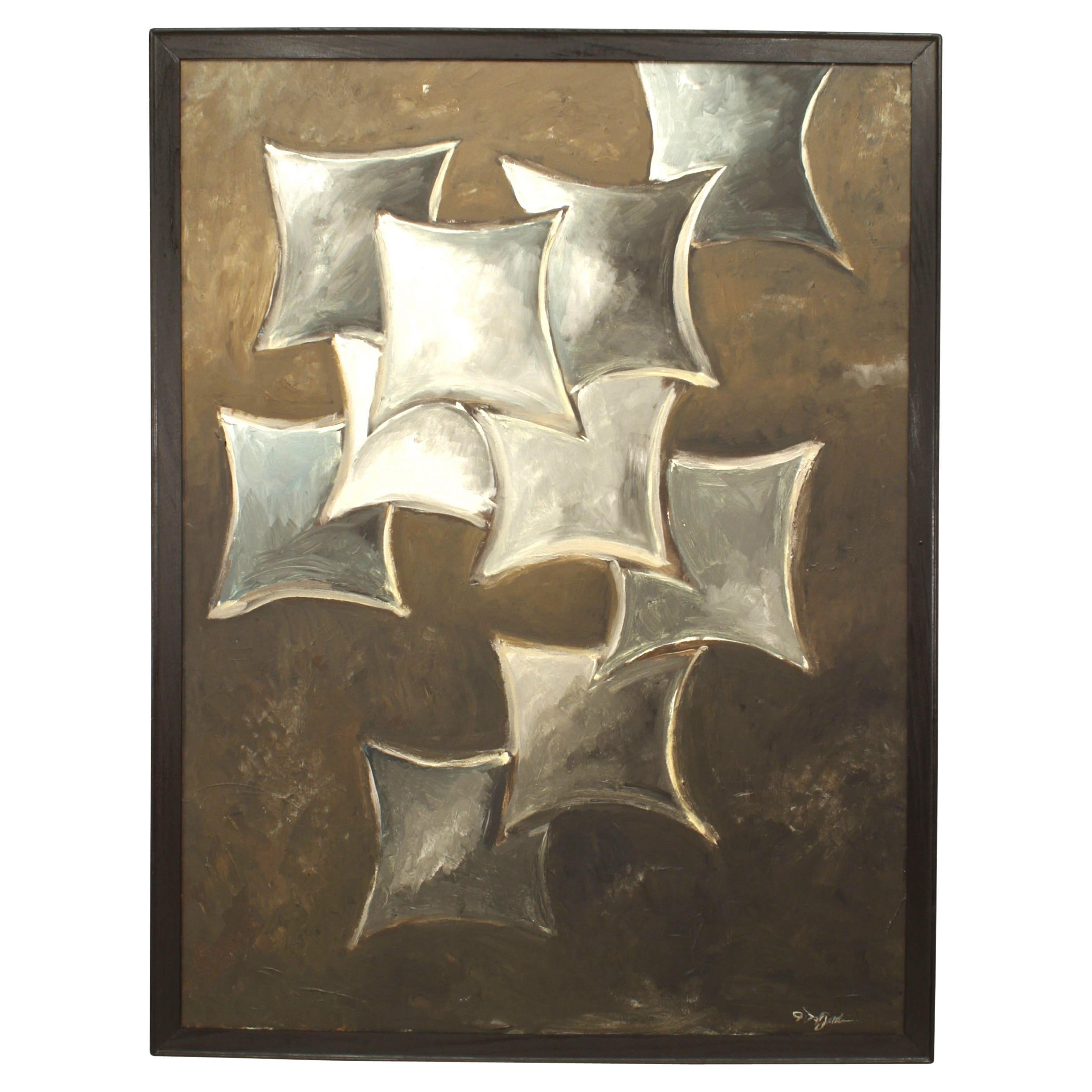 American Prismatic Abstract Painting For Sale