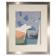 Serigrafía expresionista abstracta japonesa Mashiko, Sin título