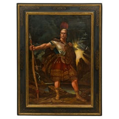 St. Tammanend Portrait, American Colonial Style, Hand-Crafted, 57x43