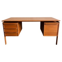 Mid Century Danish Modern Teak Desk by G.V. Møbler, 1960s