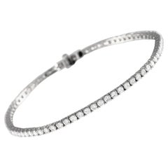 LB Exclusive 14K White Gold 2.52ct Diamond Tennis Bracelet MF08-121823