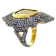 Slice Diamond Cocktail Ring With Diamonds Made In 14k Gold & Silver