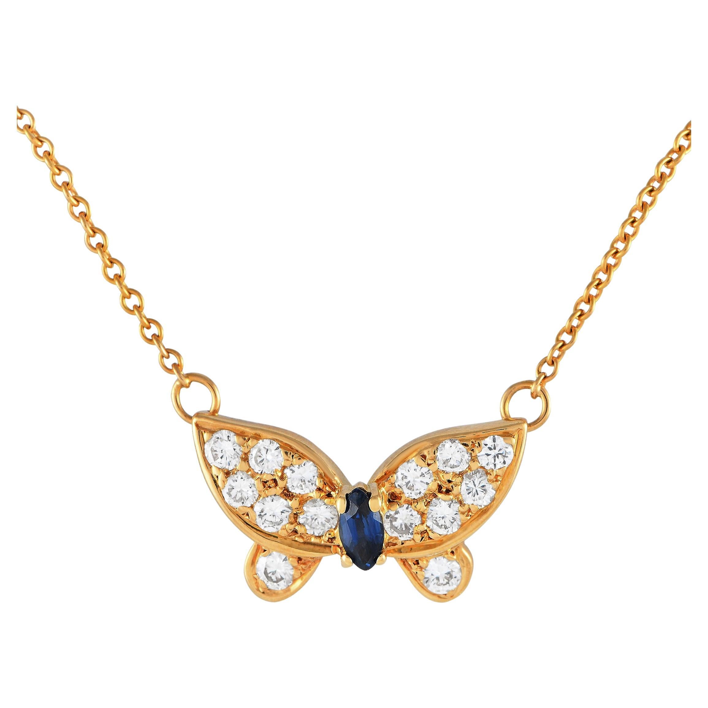 Van Cleef & Arpels, collier pendentif fleur en or blanc 18 carats avec diamants de 2,37 carats