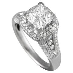 Gregg Ruth 18K White Gold 1.85ct Diamond Ring