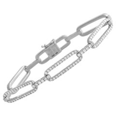 18K White Gold 3.10ct Diamond Bracelet