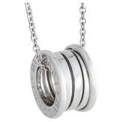 Used Bvlgari B.Zero1 18K White Gold Necklace