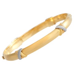 Cartier Trinity 18K Yellow, White and Rose Gold Bangle Bracelet