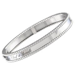 Van Cleef & Arpels Perlee 18K White Gold Bracelet