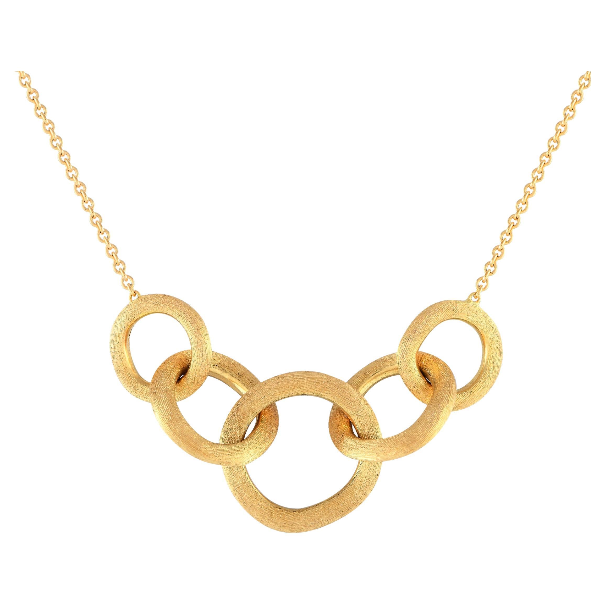 Marco Bicego Jaipur 18K Yellow Gold Necklace For Sale