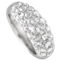 Platinum 1.88ct Diamond Cluster Dome Ring 