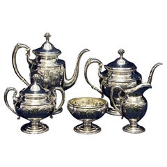OLD MASTER 5 piece Sterling silver tea/coffee set