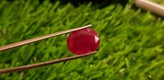 Mozambique Ruby 7.00 cts Blood Red Unheated 100% Natural Cut Stone