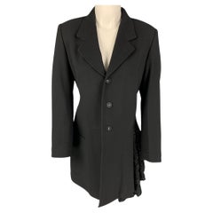 Chaqueta REI KAWAKUBO Talla M Lana Negra Tejidos Mixtos