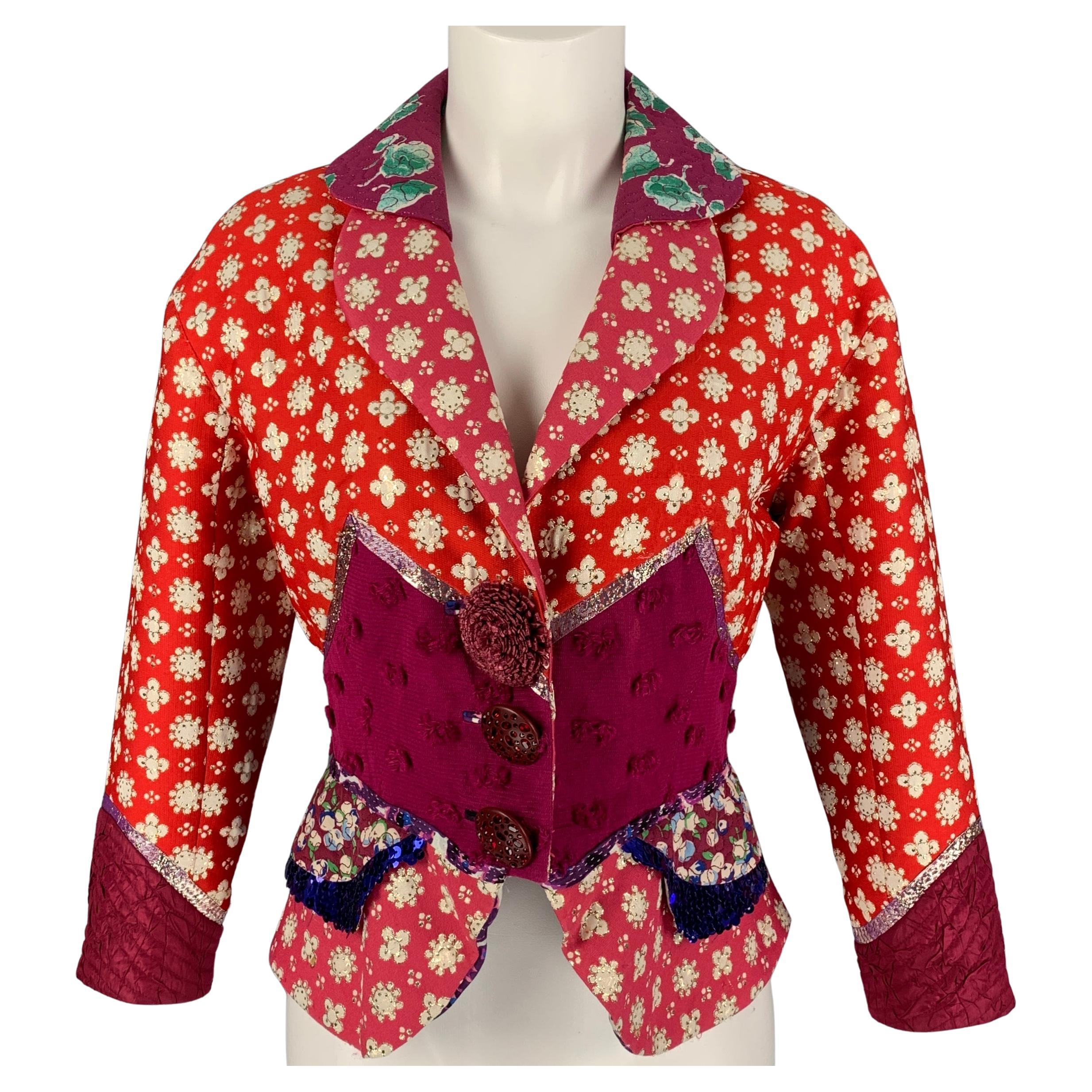 Louis Vuitton - Giacca in misto poliestere ricamata multicolore - taglia 6