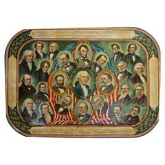 Presidential Serving Tray, circa 1902