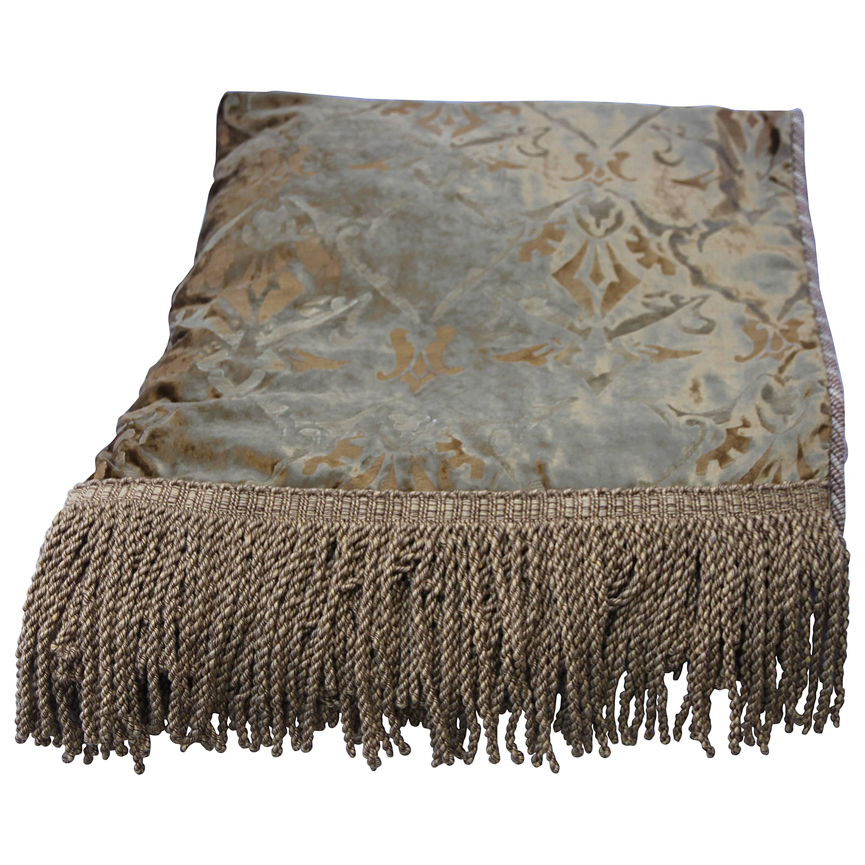 Custom Nomi Stenciled Throw with Fringe