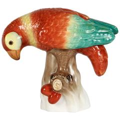 Vintage Herrond Parrot Figure