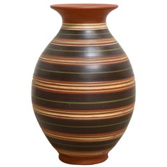 A Beautiful Edelkeramik Handmade Vase, West Germany,1950s
