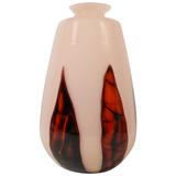 Kralik „Bambus“ Tschechische Art-Déco-Vase aus Kunstglas, Art déco