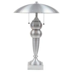 Brushed Aluminum Table Lamp 5