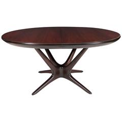 Rare and Large Vladimir Kagan Dining Table with Leaves