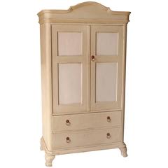 Vintage French Pine Armoire