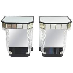 Grosfeld House 'Glassics' End Tables or Night Stands 10