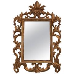 Hand-Carved Rococo Style Gilt Decorative Mirror 4