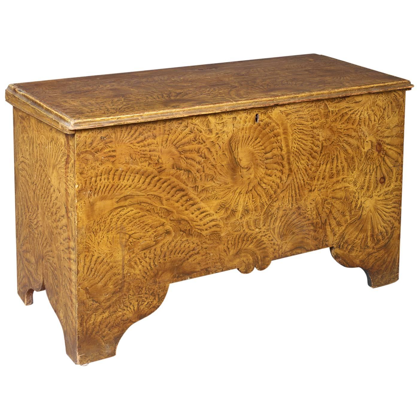 Painted Six-Board Blanket Chest