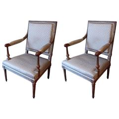 Pair of French Armchair, Louis XVI Period 4