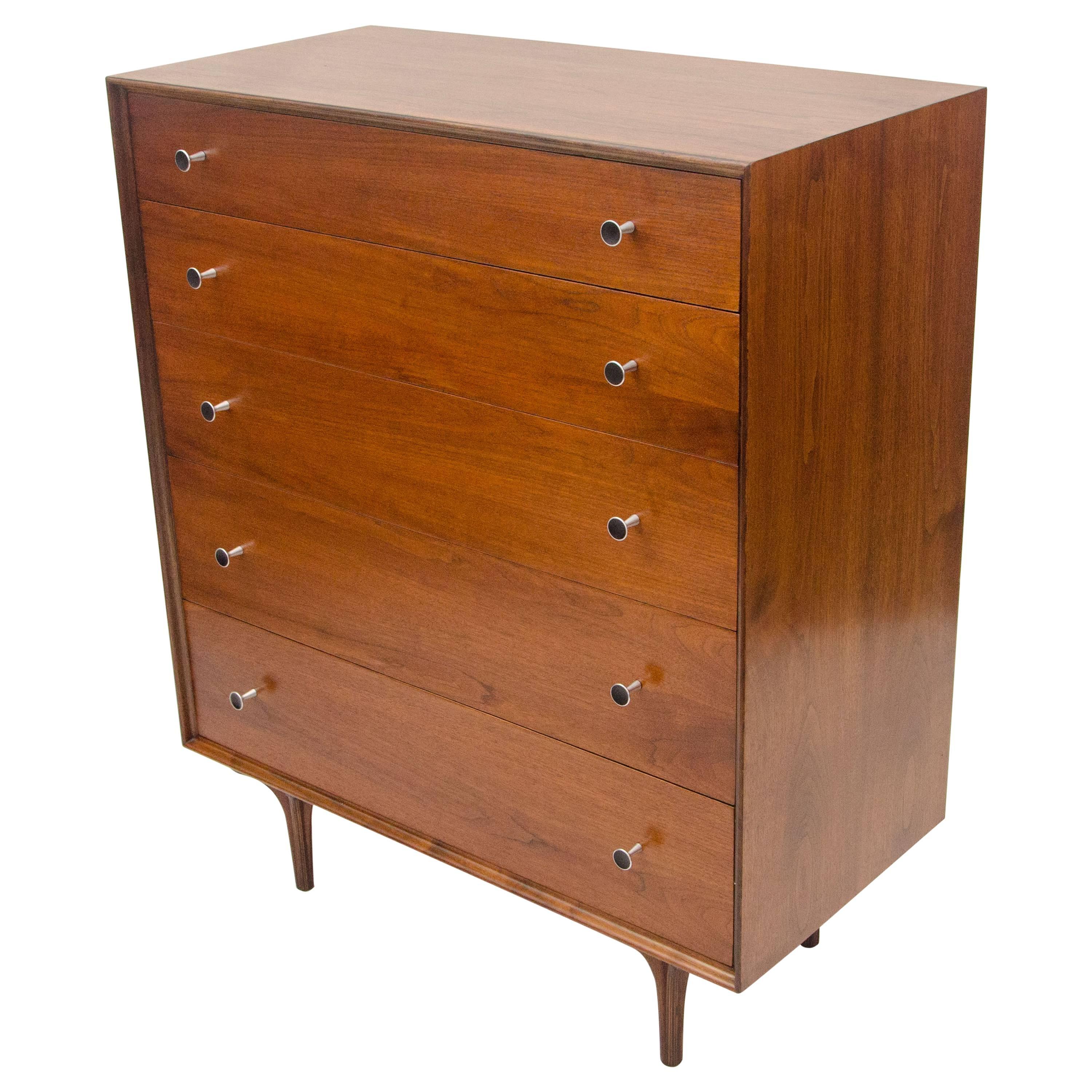 Midcentury Walnut Dresser, Glenn of California