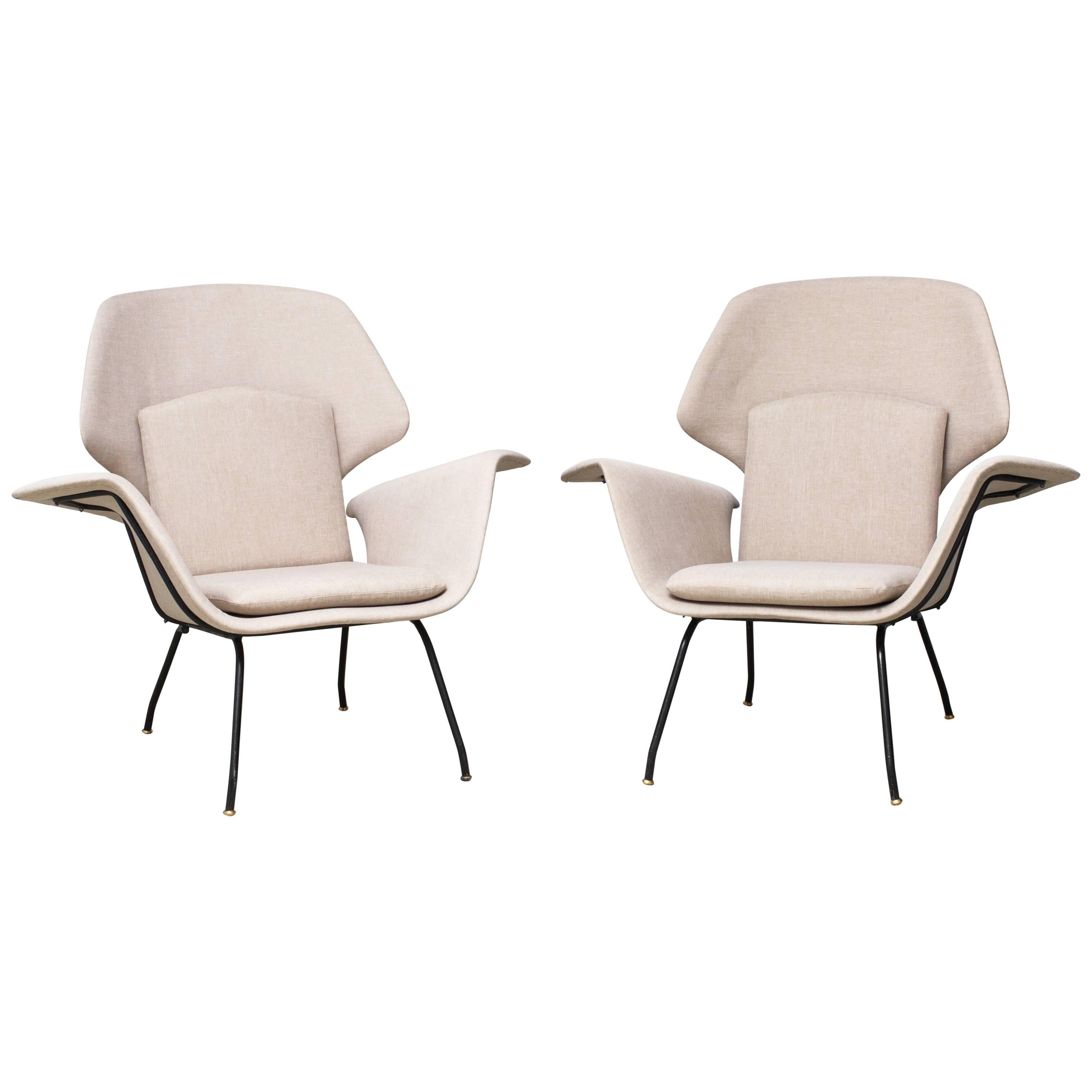 Martin Eisler and Carlo Hauner, Pair of 'Andorinha' Chairs, 1955