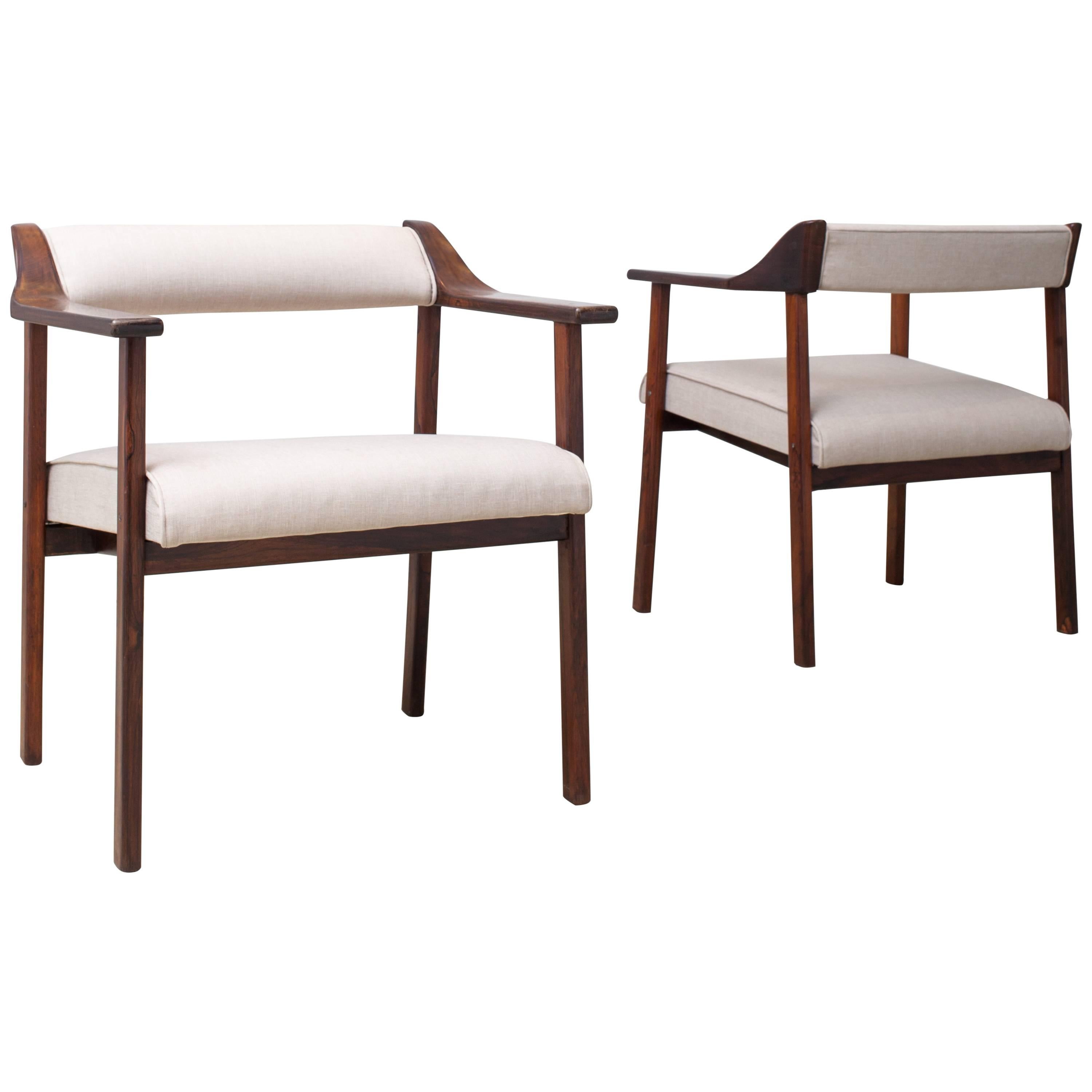 Jean Gillon, Pair of Armchairs, 1968 For Sale