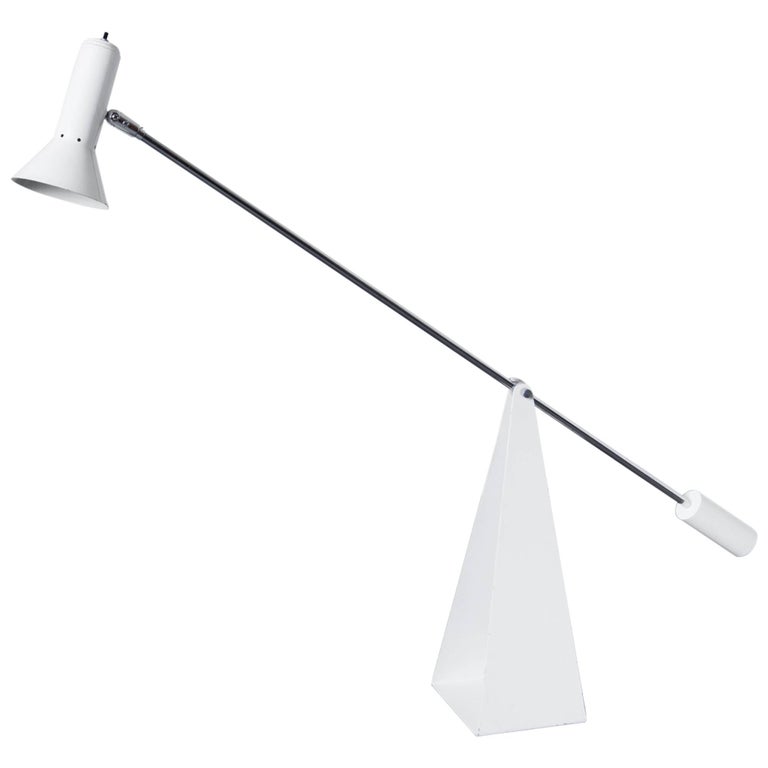 Modernist Counterbalance Floor Lamp For Sale at 1stdibs