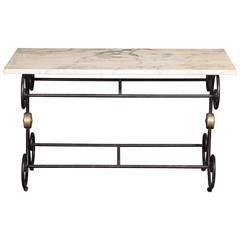 Antique French Butcher Table