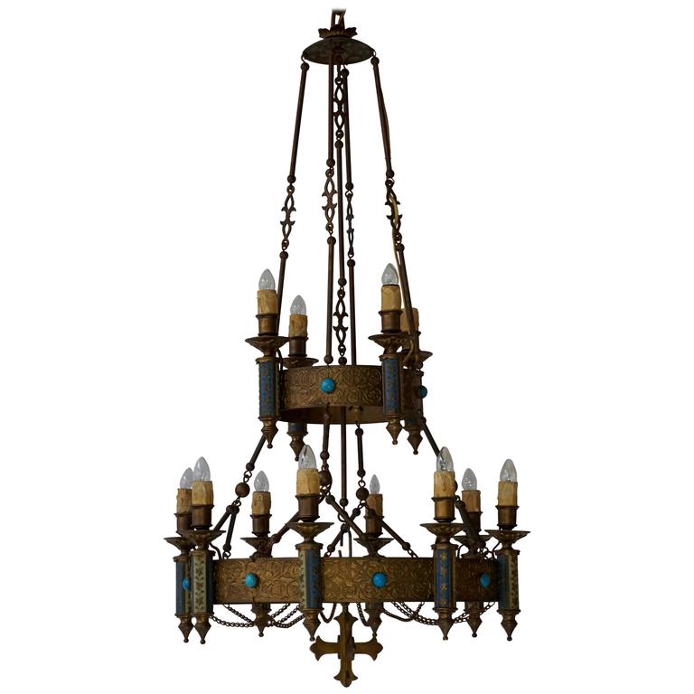 Rare NeoGothic Chandelier at 1stDibs gothic chandelier for sale