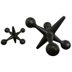 Bill Curry Cast Iron Jacks or Bookends