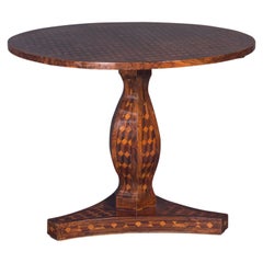 Continental Marquetry Centre Table
