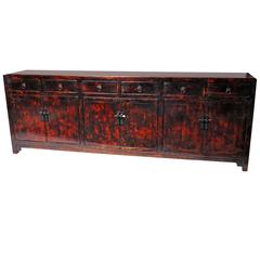 Chinese Square-Corner Console