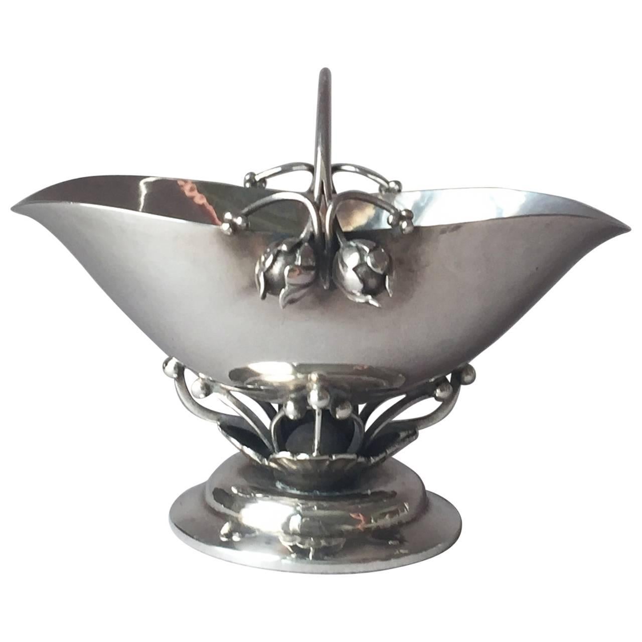 Georg Jensen Sterling Silver "Rosebud" Basket No. 235A