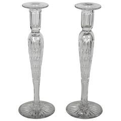 Antique 1910 Pair of Pairpoint Candle Sticks