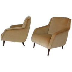 Pair of Lounge Chairs by Carlo de Carli "802", circa 1955