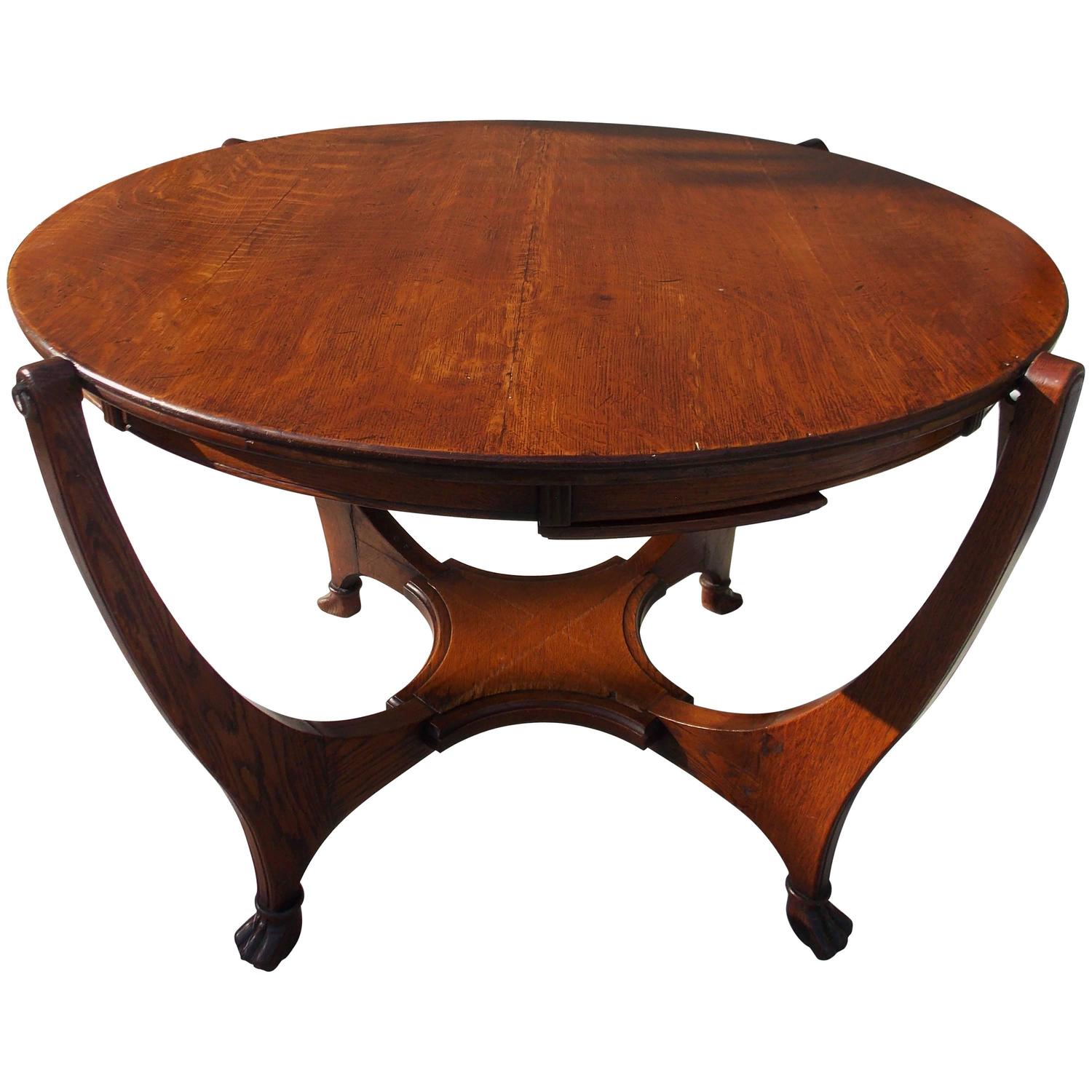 American Oak Reversible Game Table, Circa 1890 For Sale at 1stdibs