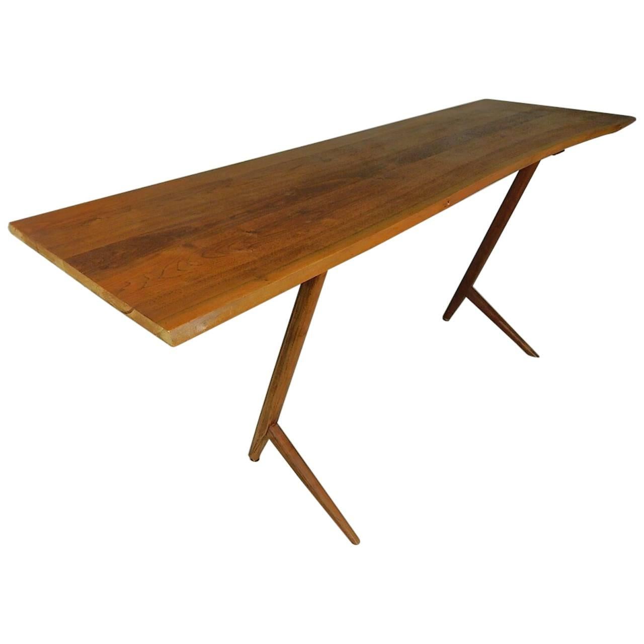 Walnut Drafting /Counter by George Nakashima For Sale