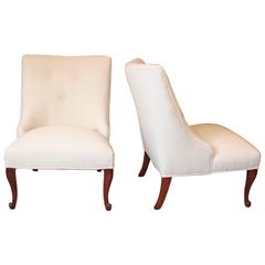 Pair of Slipper Chairs 4