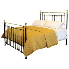 Antique Brass and Cast Iron Bed, MSK22